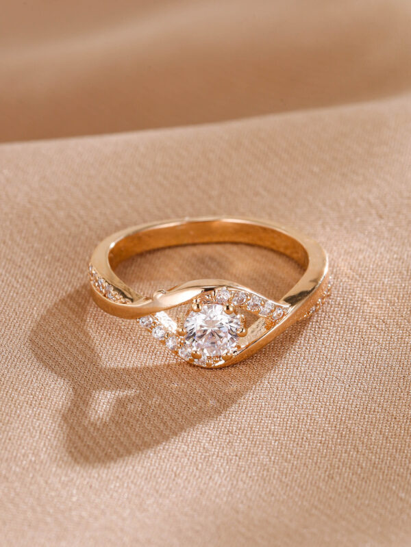 Snow Snowflake Micro Setting Ring - Image 5