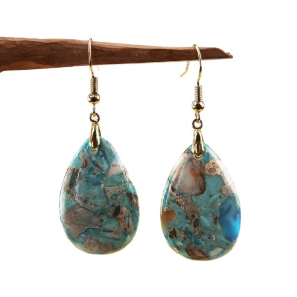 Women's Natural Stone Simple Earrings - Image 4