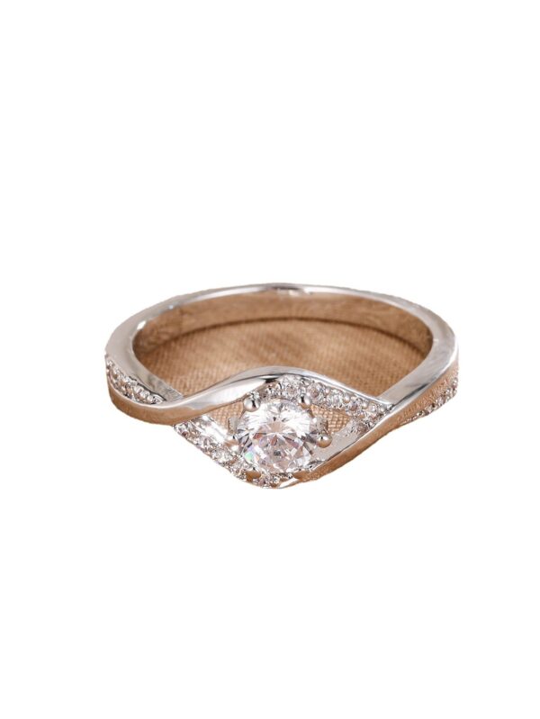 Snow Snowflake Micro Setting Ring - Image 2