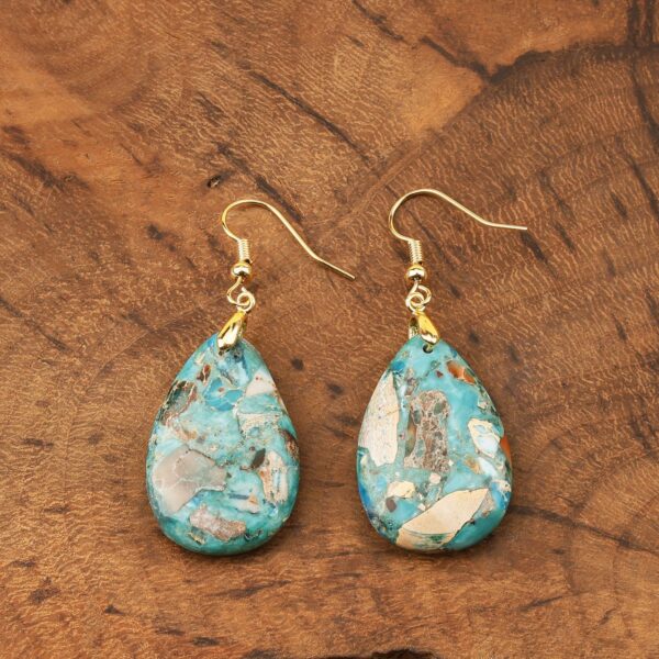 Women's Natural Stone Simple Earrings - Image 2