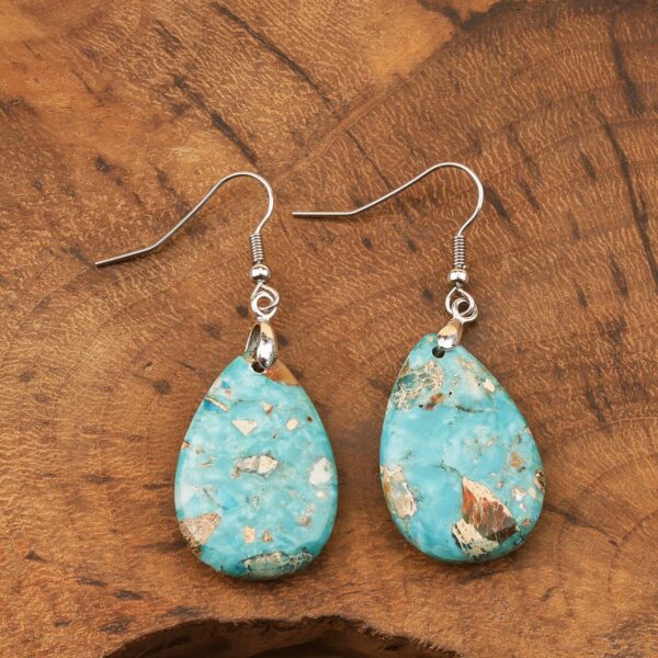 Women's Natural Stone Simple Earrings - Image 3