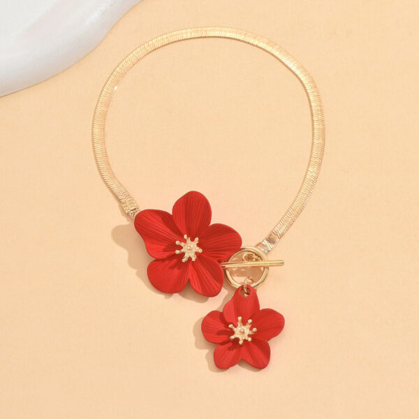 Fashion Simple All-match Flowers Anklet OT Buckle - Image 3