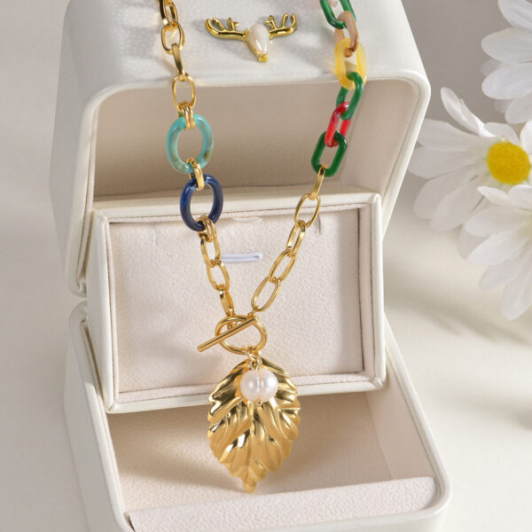 Bohemian Stainless Steel Women's Fashion Necklace - Image 2